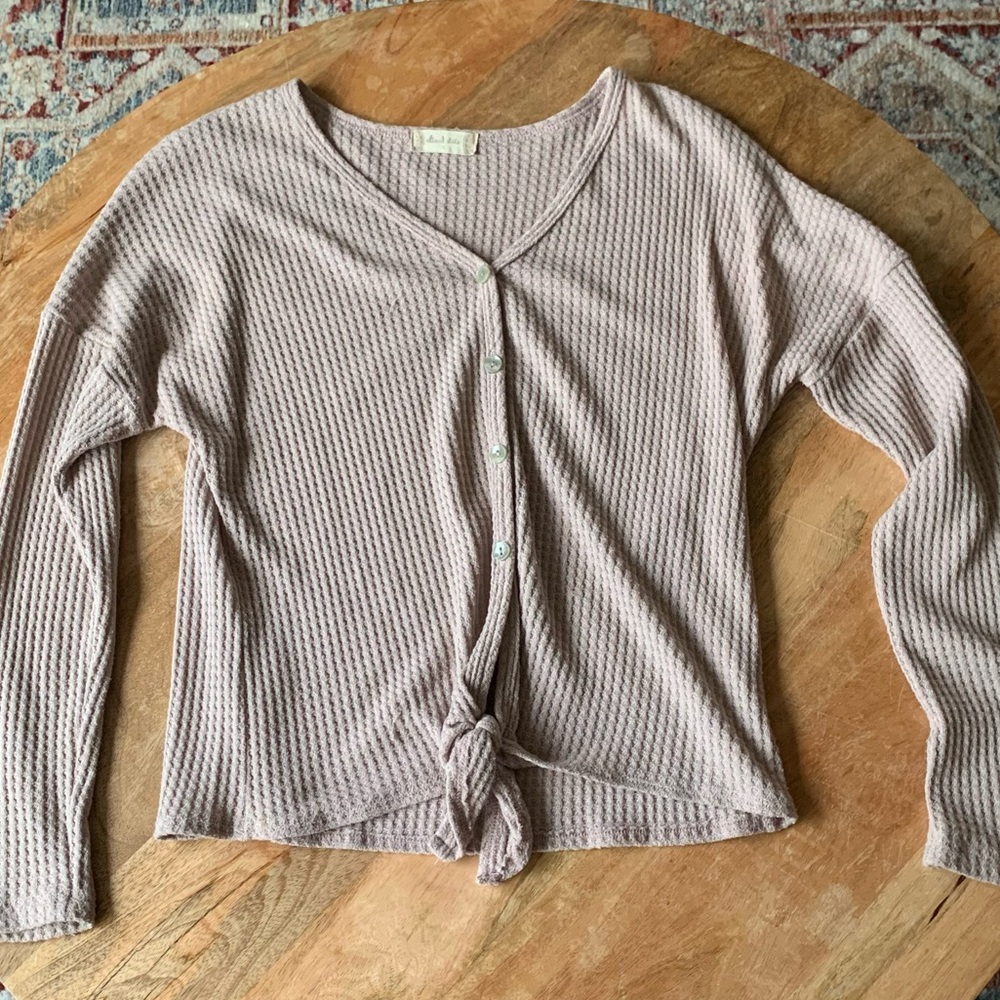 Altard state waffle shirt with tie